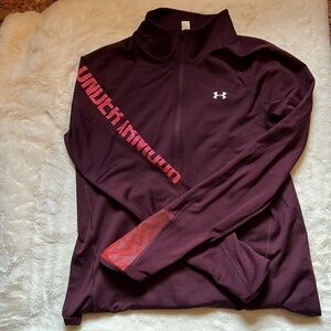 Under Armour long sleeve, quarter zip top.